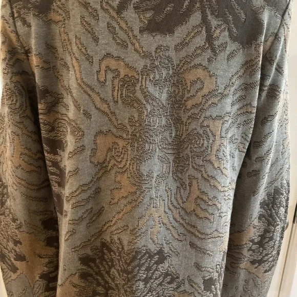 Peruvian Connection Long Line Cardigan Sweater Duster Size Large Pima Cotton - Picture 6 of 14